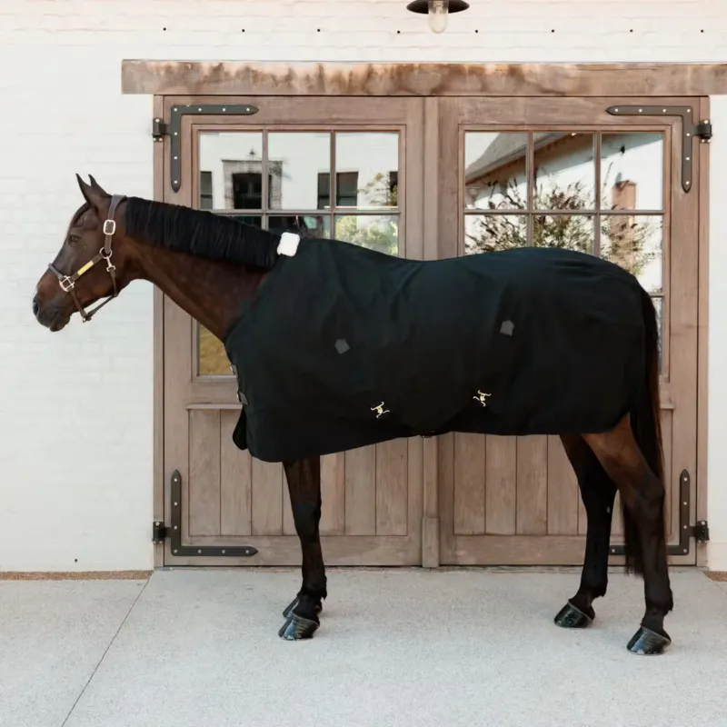 Manta para caballo Kentucky Canvas Sheet - Navy / 140 cm / 6'3 Offre Limite