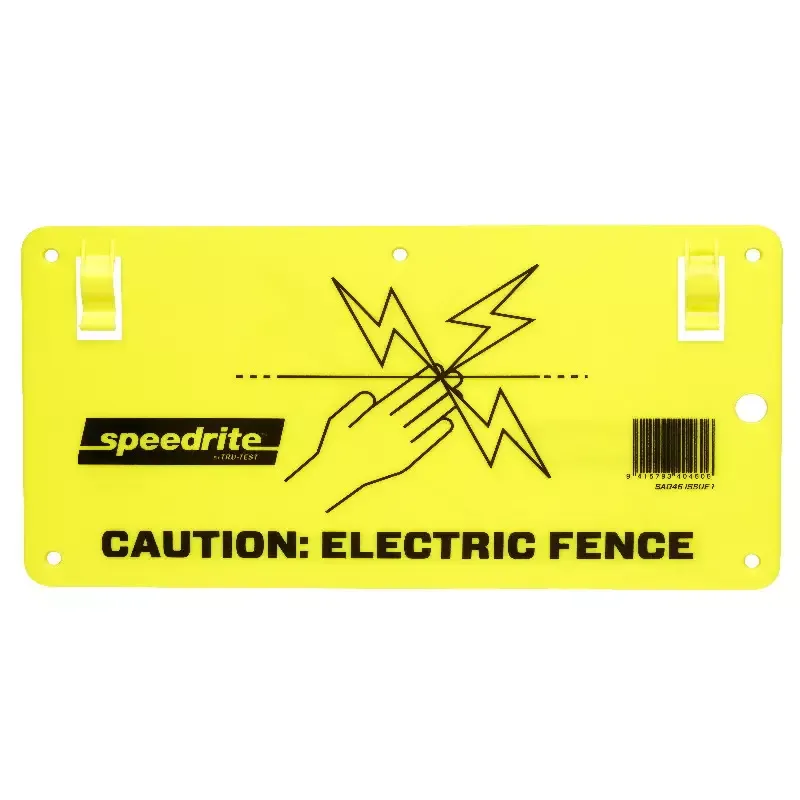Certifi Panneau indicateur de danger Speedrite clture cheval