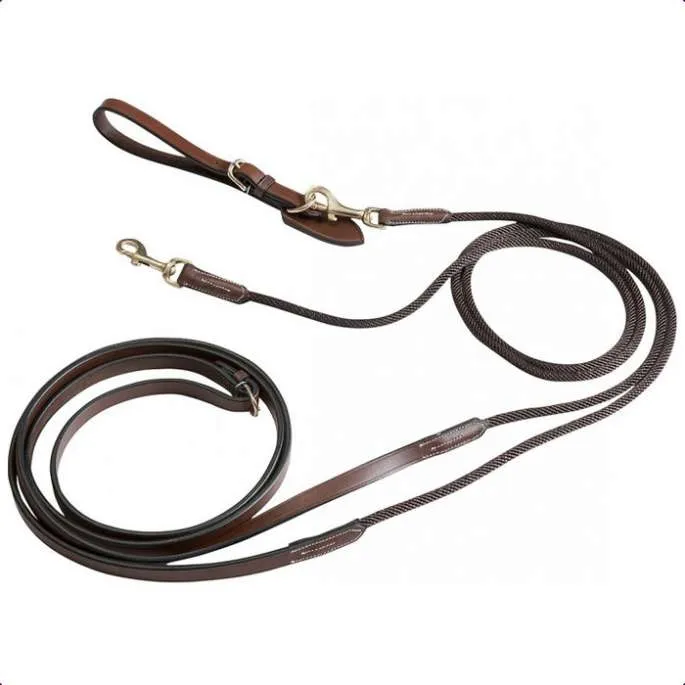 Rnes allemandes cuir/corde - Eric Thomas Pro - noir - 5 mtres Must-Have
