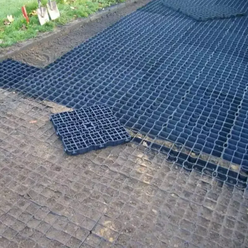 Certifi Caillebotis embotable stabilisation sol pr et paddock cheval EVA Green IDS