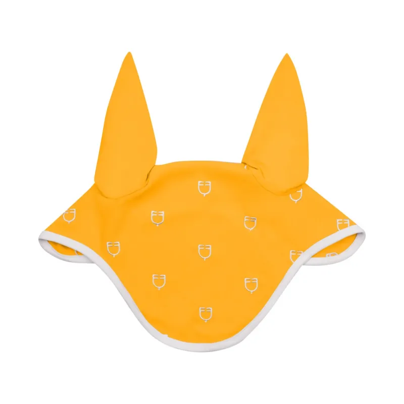 Bonnet anti-mouches logo multicolore White Line Edition Equestro - Poney - Jaune Meilleur Prix