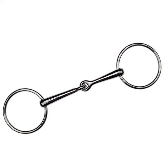 Mors 2 anneaux de bride 14mm - filet Feeling - 145 mm Authentique
