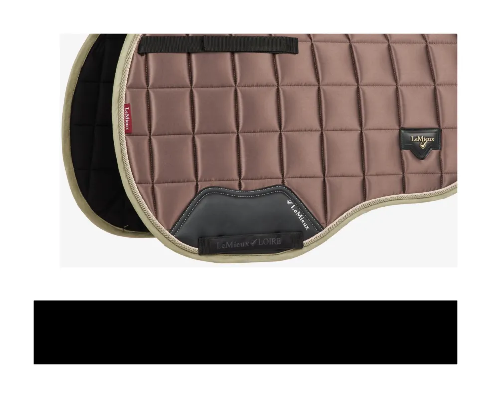 Prix Choc Tapis de selle mixte LeMieux Loire Classic GP Square - L - Walnut