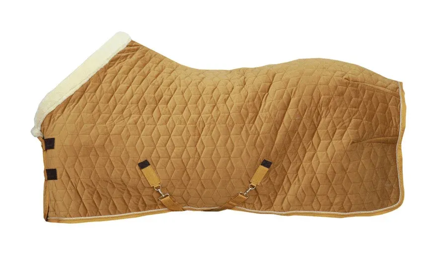 Top Vente Couverture de prsentation Velvet Kentucky - 155 cm - Moutarde
