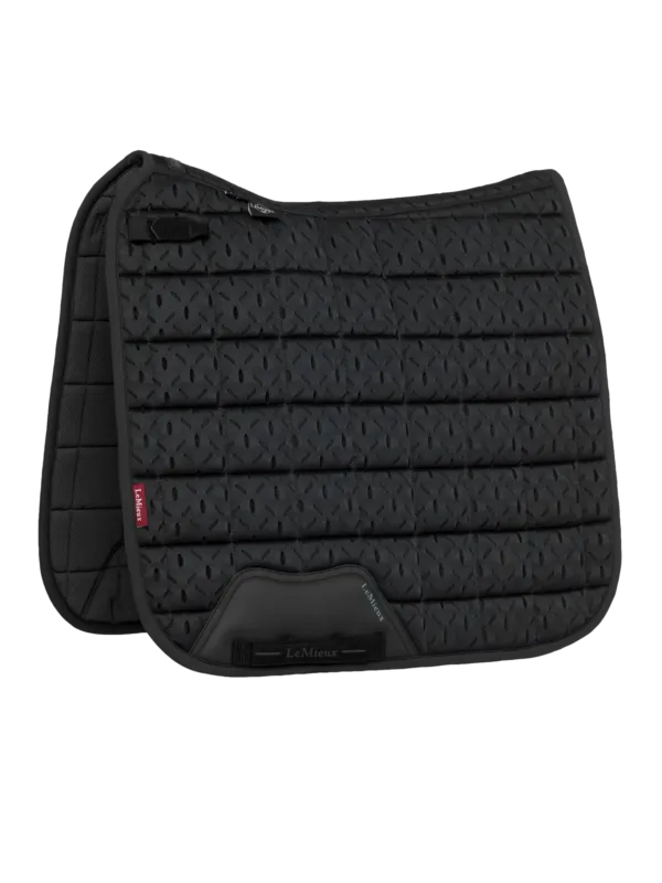Commander Vite Tapis de selle LeMieux Square de dressage Self-Cool 3D - L - Noir