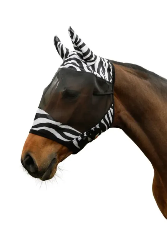 Masque de protection contre les mouches Zbre avec protection des oreilles Covalliero - Cob - Zbre Affaire Saisir