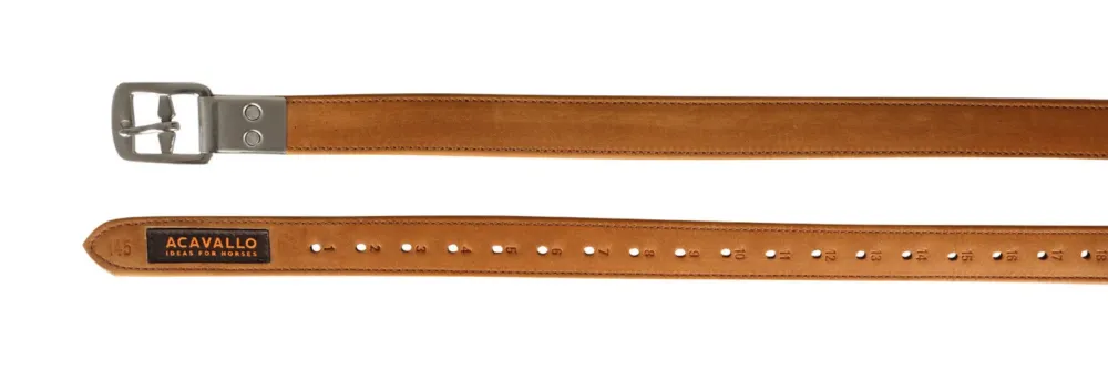 Top Vente trivires Acavallo en cuir de veau - 160 cm - Cognac