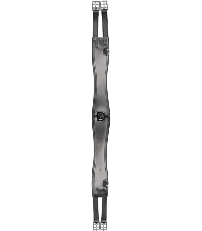 Promotion Saisonnire Sangle de selle en cuir Sleek Waldhausen - 145 cm - Noir