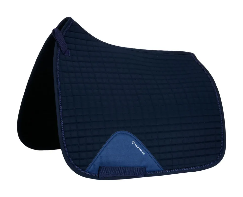 Expdition Rapide Tapis de dressage en coton model Equestro - Cheval - Marine