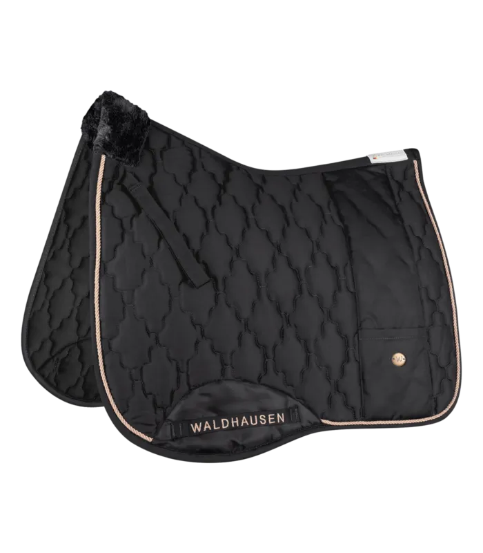 Acheter Direct Tapis de selle Waldhausen Modern Ros - Mixte - Noir / or
