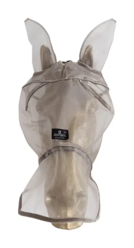 Masque anti-mouches Classic avec oreilles et couvre-nez Kentucky - Cob - Beige Prix Choc