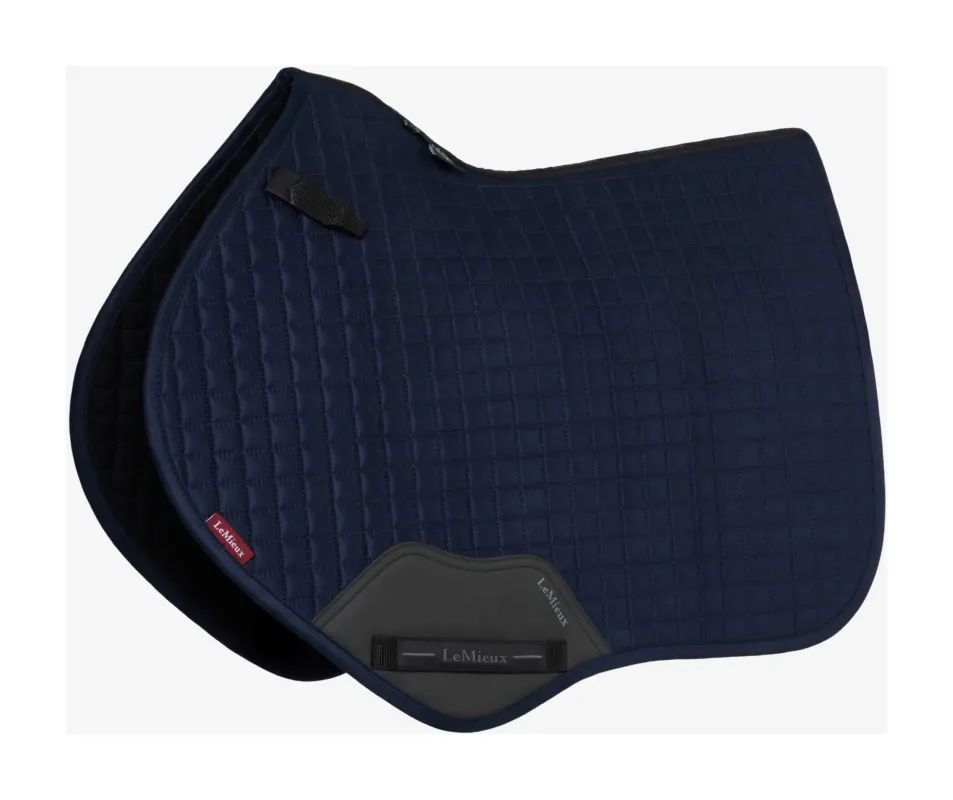 Tapis LeMieux Reflective Suede Close Contact Square - L - Marine Nouvel Arrivage