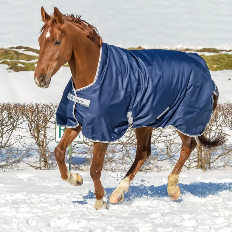 Offre Du Jour Couverture Bucas Freedom Turnout Light High Neck 900D - 135 cm - Bleu marine