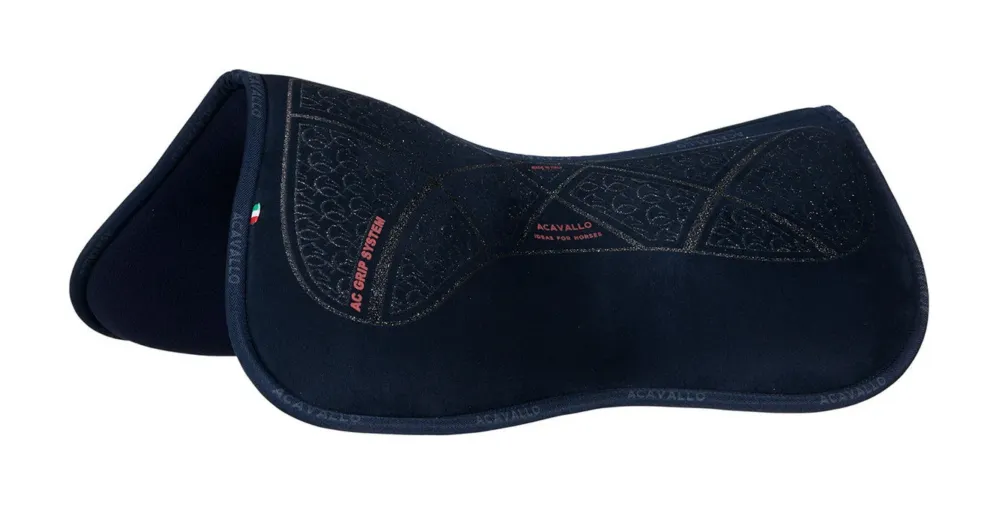 Commander Vite Amortisseur mmoire de forme avec gel hexagonal et rehausse avant Acavallo - Taille 2 - Bleu / argent