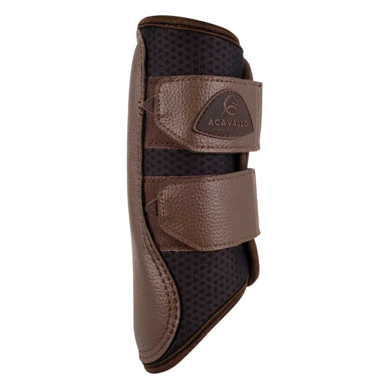 Gutres avant en noprne perfor avec double fermeture velcro Acavallo - S - Marron fonc Prix Rduit