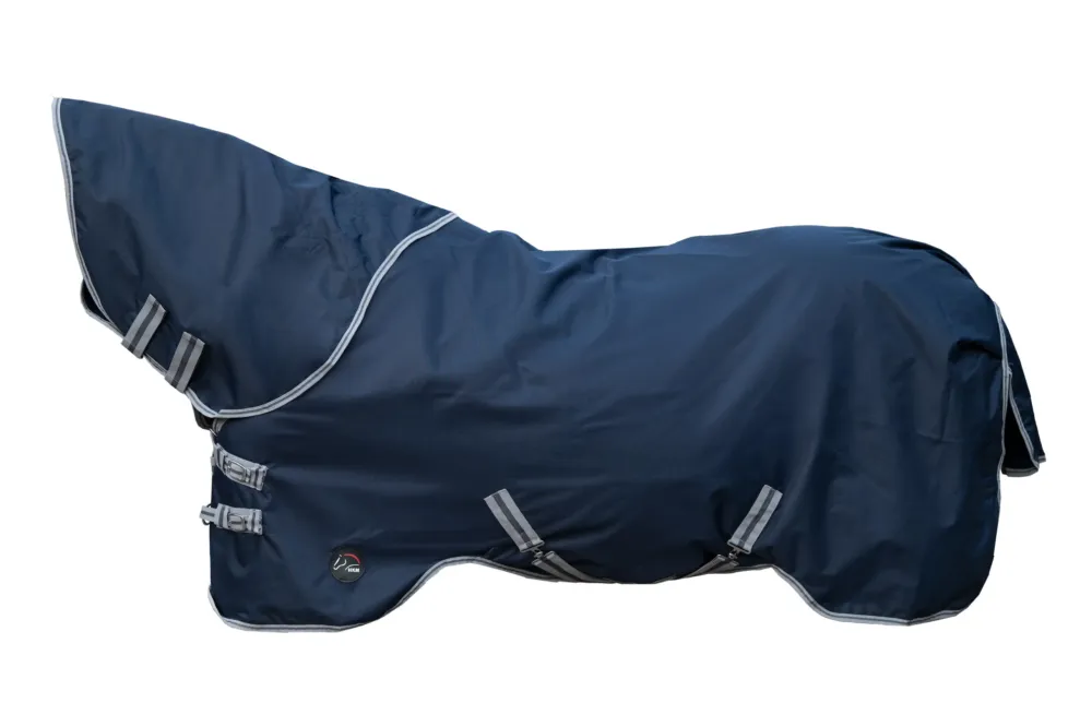 Achetez Aujourdhui Couverture d'extrieur Therma Pro HKM Cou dtachable 600D - 115 cm - Bleu fonc