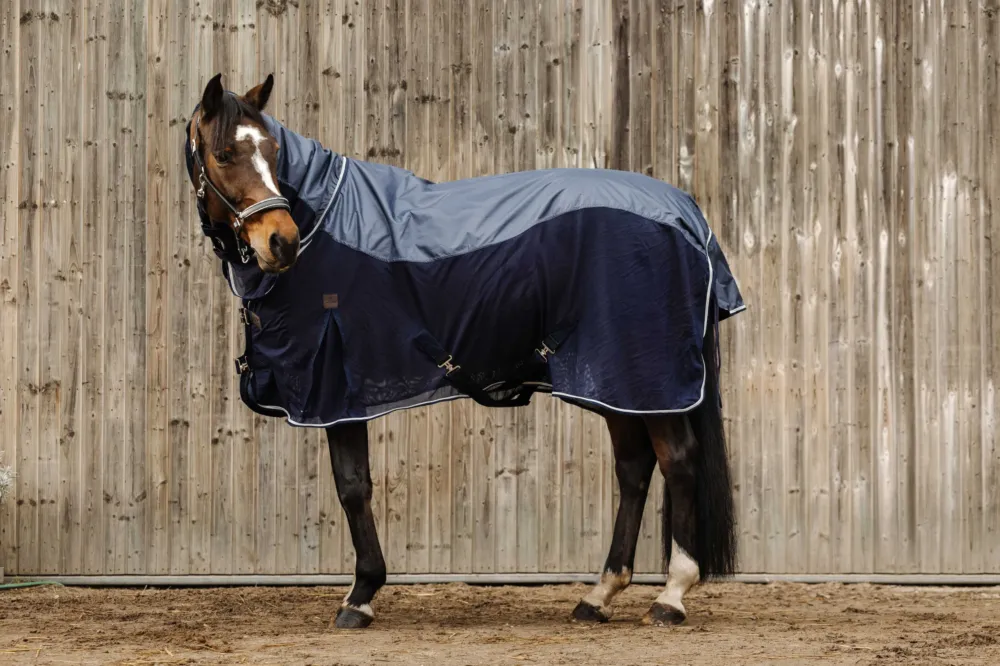 Nouveaut Couverture mixte Equithme - 165 cm - Bleu marine