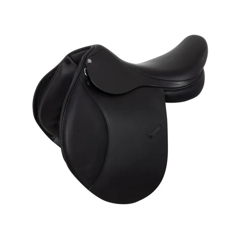 Nouvelle Collection Selle d'quitation en cuir Mercury Equestro - 16,5" - Noir
