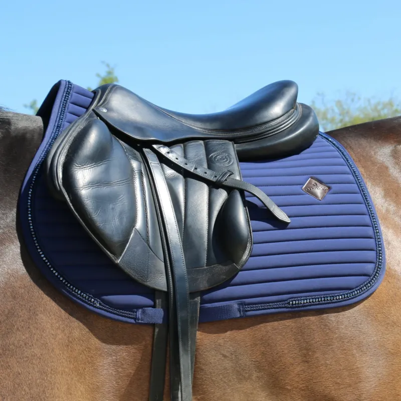 Tapis de selle Pearls jumping Kentucky - Bleu marine Seulement Aujourdhui