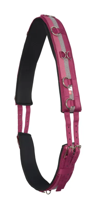 Promotion Surfaix de travail nylon Imperial Riding Deluxe - Cob - Rose / bordeaux / argent