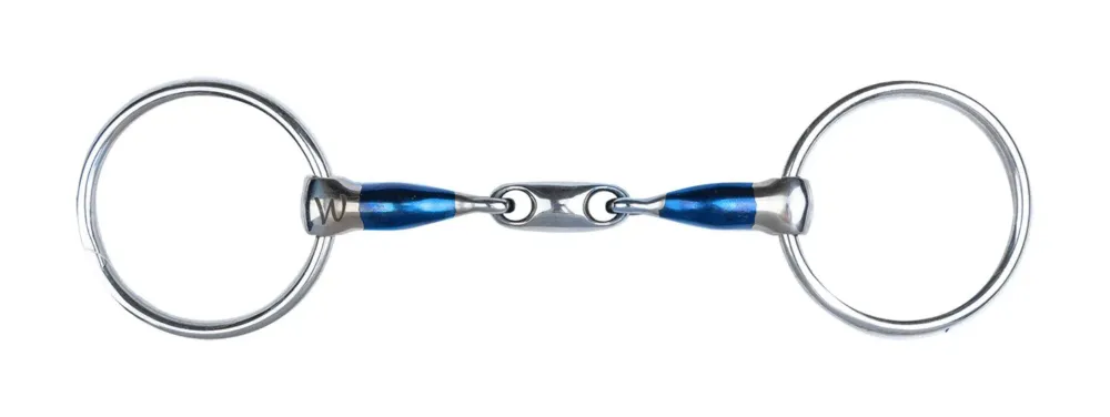 Mors de filet Waldhausen Sweet Iron double brisure anatomique - 145 mm Retour Gratuit