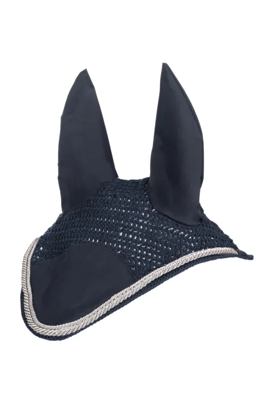 Bonnet anti-mouches Florence HKM - Cheval - Bleu fonc Jusqu puisement Des Stocks