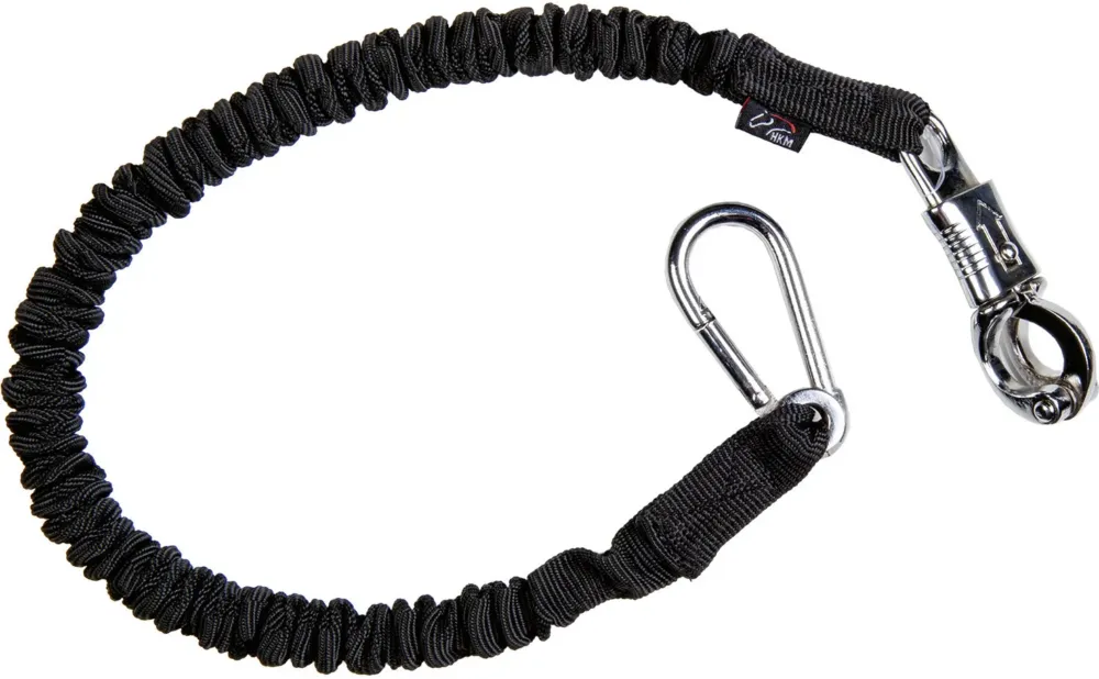 Attache lastique HKM - 60 cm - Noir Dernier Modle
