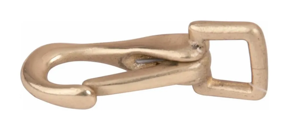 Mousqueton languette T de T - 13 mm - Acier nickel Rduction
