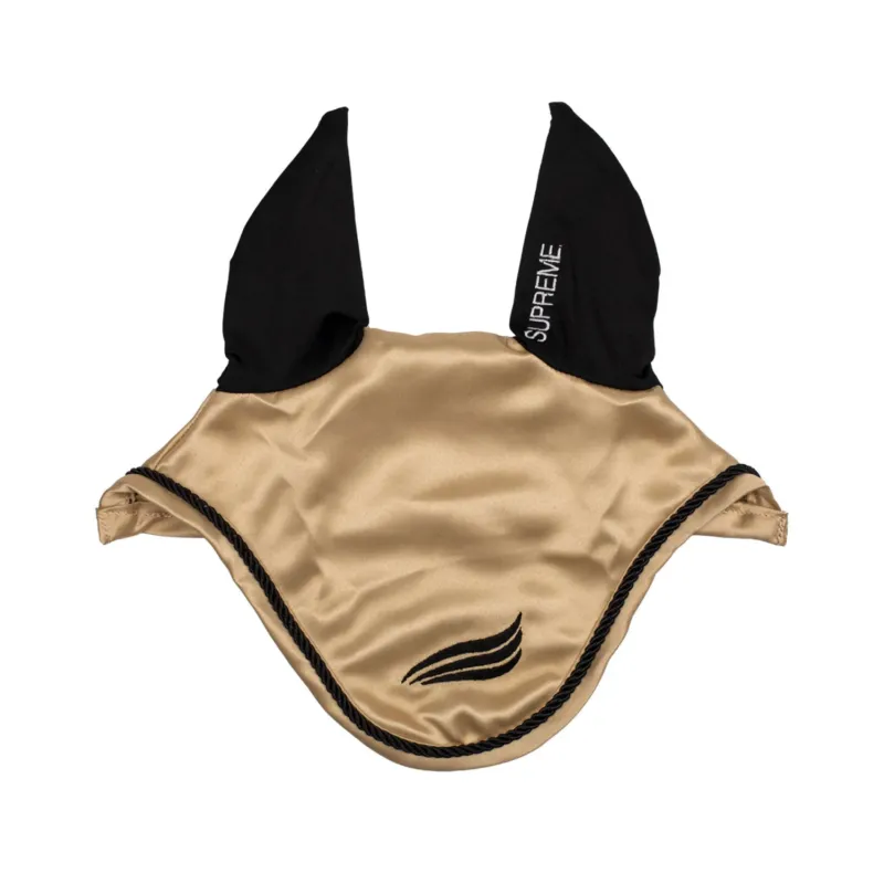 Prix Bas Bonnet satin Supreme avec oreilles lastiques - Cheval - Beige