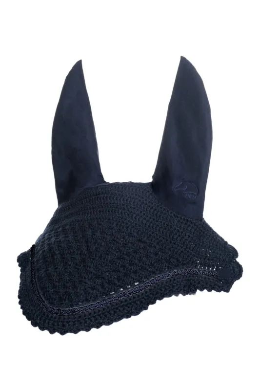 Top Vente Bonnet anti-mouches Daphne HKM - Poney - Bleu fonc