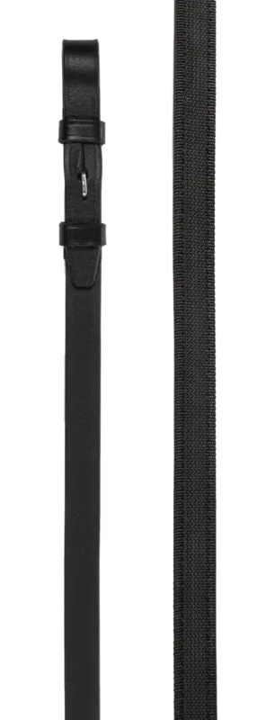 Prix Promo Rnes en cuir HKM revtement en caoutchouc Sophie - Cob - Noir