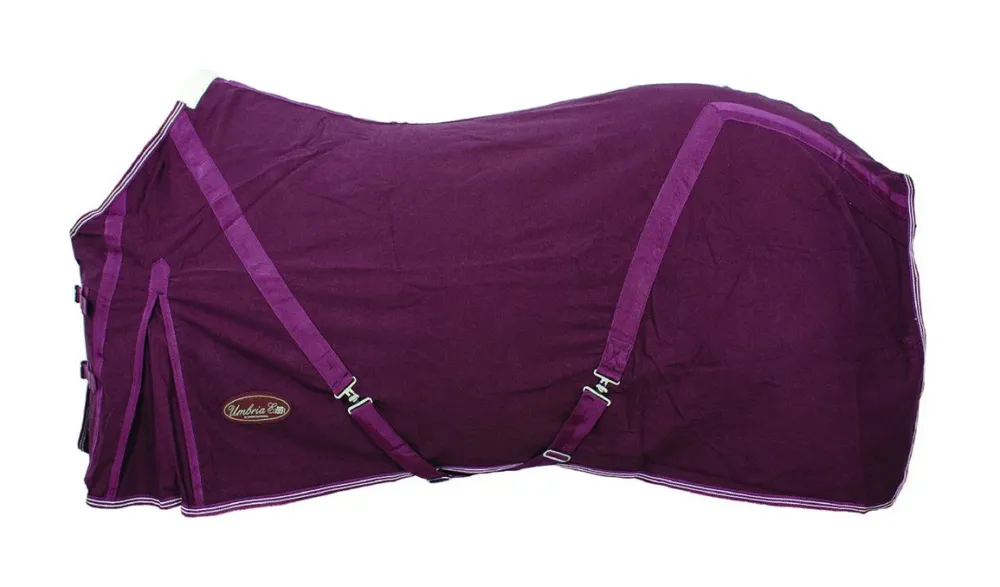 Couverture d't avec Protection de Queue et Sangles Croises Malaga Umbria Equitazione - 90 cm - Bordeaux Expdi Aujourdhui