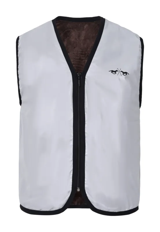 Livraison Gratuite Veste d'quitation sans manches rflchissant HV Polo Hi-Viz - M - Argent / rflchissant