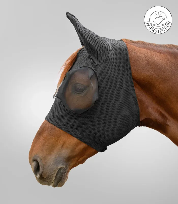 Solde Masque anti-mouches Waldhausen Puck Breath - Cheval - Noir