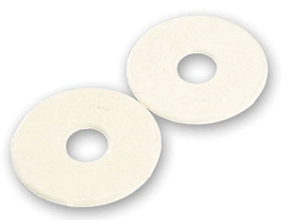 Rondelles de mors Korsteel - Blanc Paiement Scuris