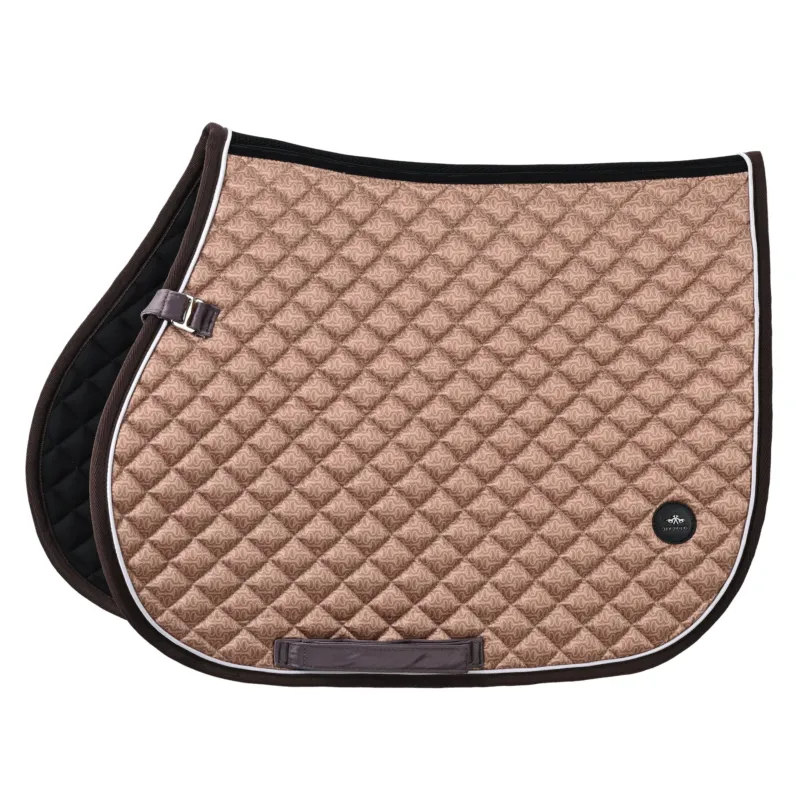 Tapis de selle HV Polo Pilar print GP - Cheval - Champagne Offre Du Jour