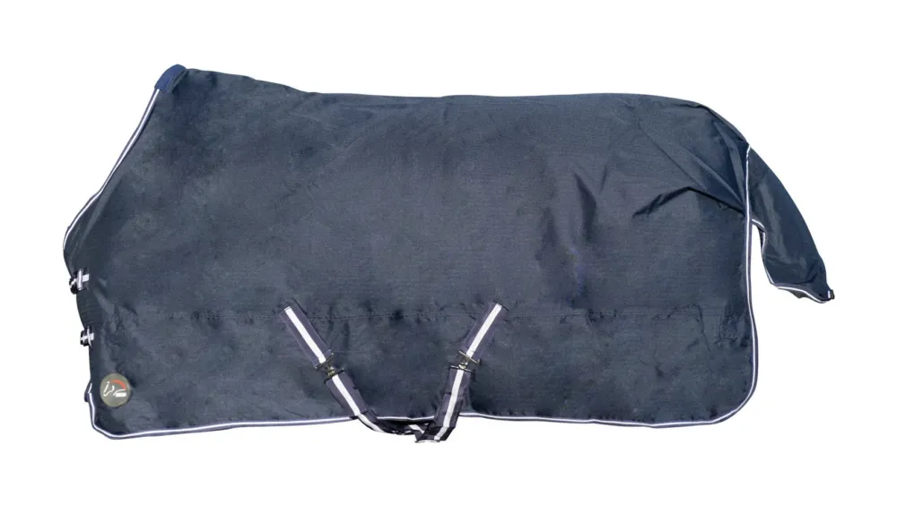 Couverture d'extrieur doublure polaire Economic HKM 600D - 85 cm - Bleu fonc Dernier Modle