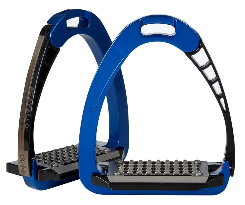 Certifi Etriers Acavallo Arena AluPro - Bleu