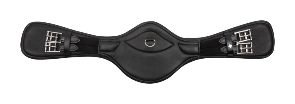 Jusqu puisement Des Stocks Sangle de dressage Imperial Riding anatomique avec boucles rouleaux - 55 cm - Noir