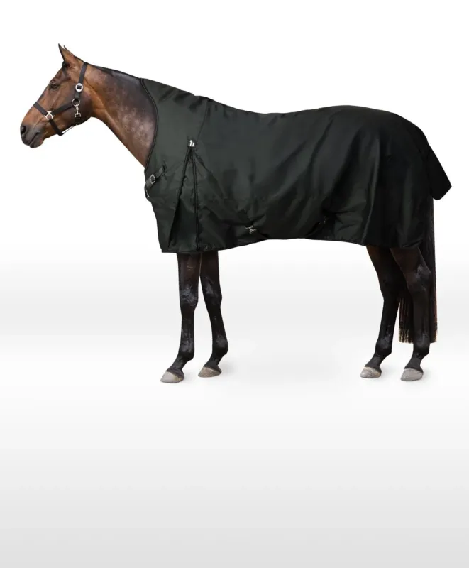 Couverture d'extrieur Horze Helsinki high neck 100 g - 135 cm - Vert scarab Meilleur Prix