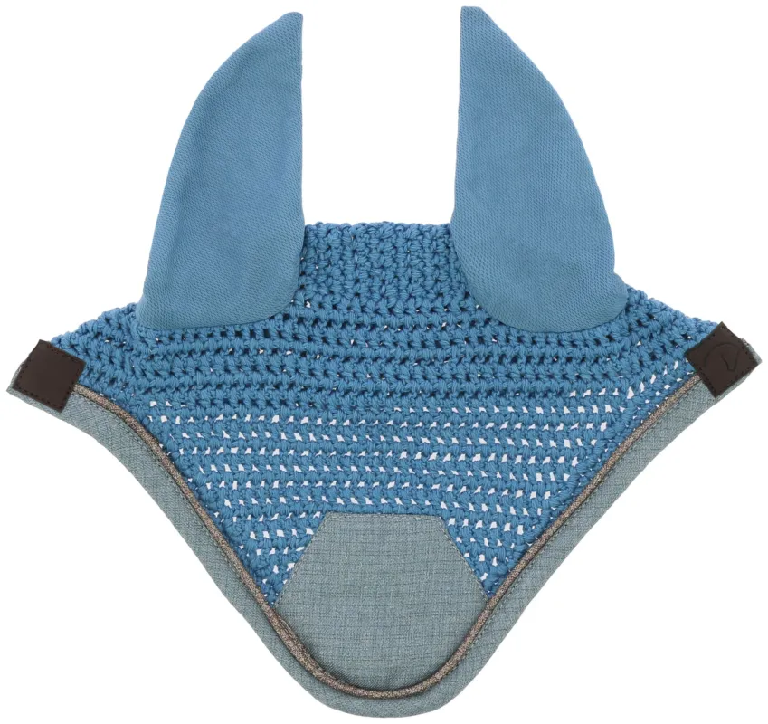 Bonnet chasse mouche Equithme Chic – Cheval – Bleu Petit Prix