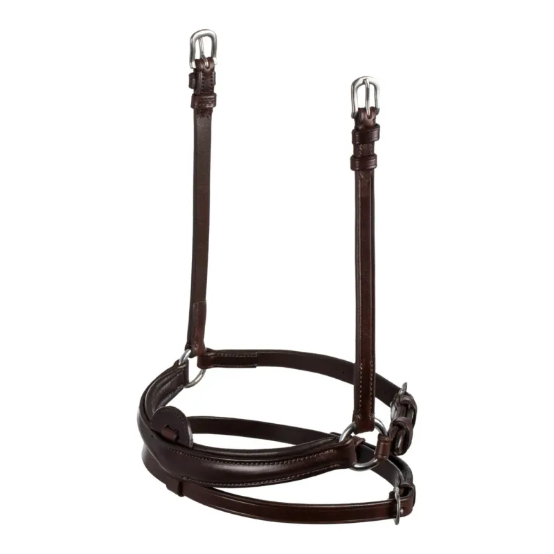 Muserolle flash fixation rapide Acavallo - Cheval - Marron fonc Nouveaut