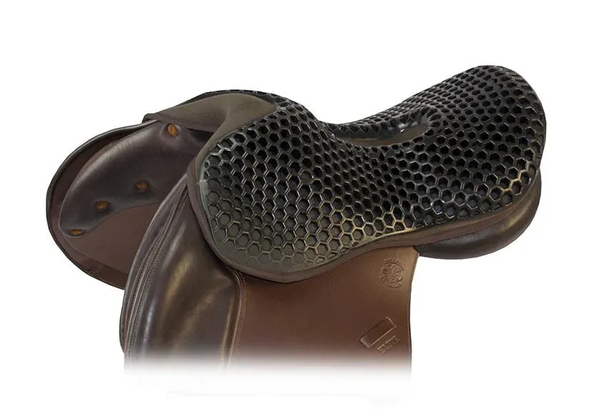 Couvre-sige amortisseur gel out Acavallo Ortho Pubis - Dressage - M - Noir Paiement Scuris
