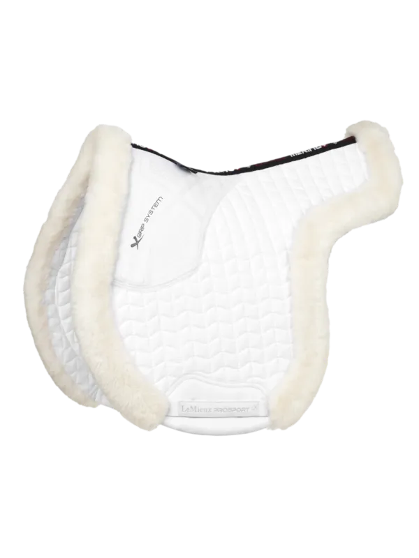 Prix Choc Tapis de Hunter LeMieux Merino+ - M - Blanc / blanc