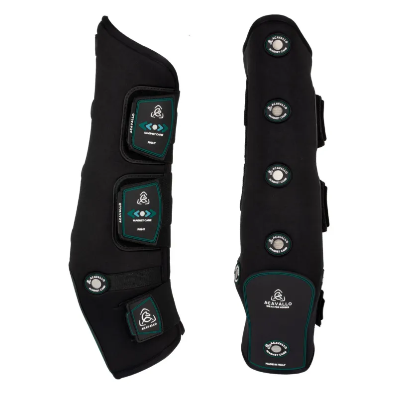 Gutres magntiques Magnet Care arrire Acavallo - M - Noir / rouge Offre Du Jour