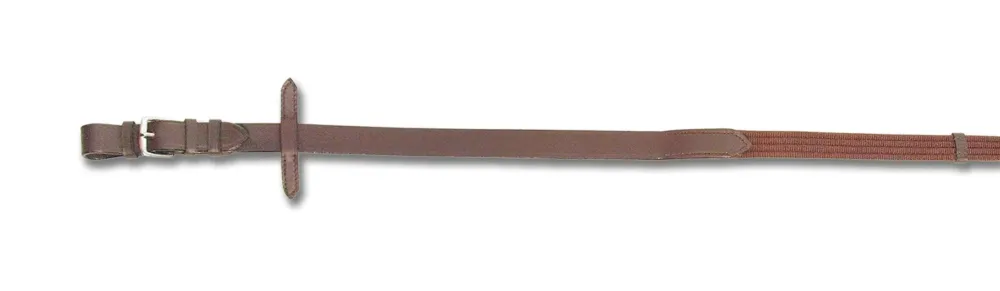 Nouveaut Rnes sangle Star - Poney - Marron
