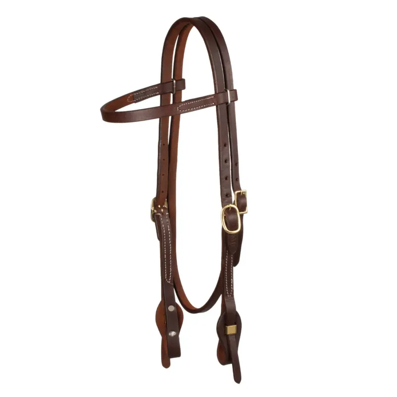Commande En Gros Bridon western Pool's Quick Change frontal droit - Huil