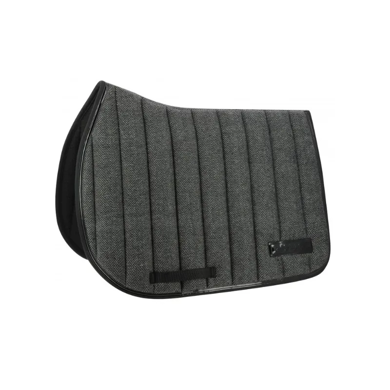 PADDOCK - Tapis de selle Wooltouch - Cheval - Gris chin Produit De Marque