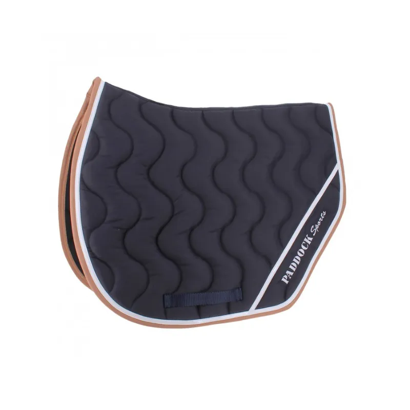 PADDOCK - Tapis de selle Origine Sport - Cheval - Marine Expdi Aujourdhui