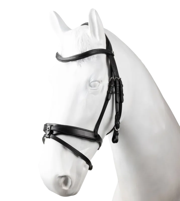 Meilleur Prix Bridon anatomique Horze Farrara - Poney - Noir